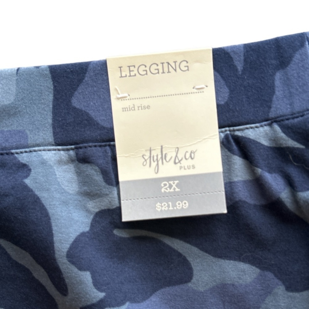 Style & Co Camo Leggings - Picture 4 of 4
